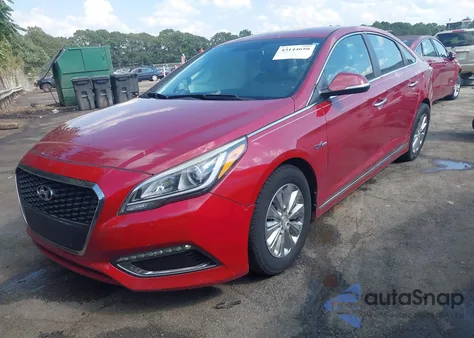 2016 Hyundai Sonata Hybrid Se from USA, damaged, VIN KMHE24L12GA028815